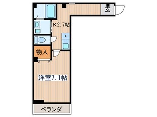 ベルージュ本多の物件間取画像